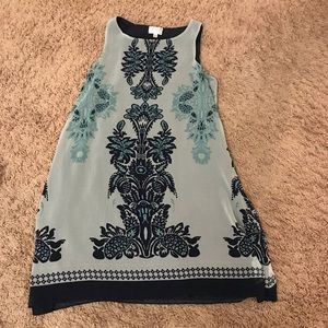 Max Studio Navy Print Dress